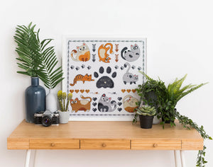 Cross Stitch Kit Cross-stitch kits Meow-meow
