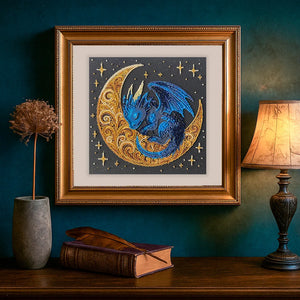 Bead Embroidery Kit Mid-sized bead embroidery kit Little One of Moonlit Legends