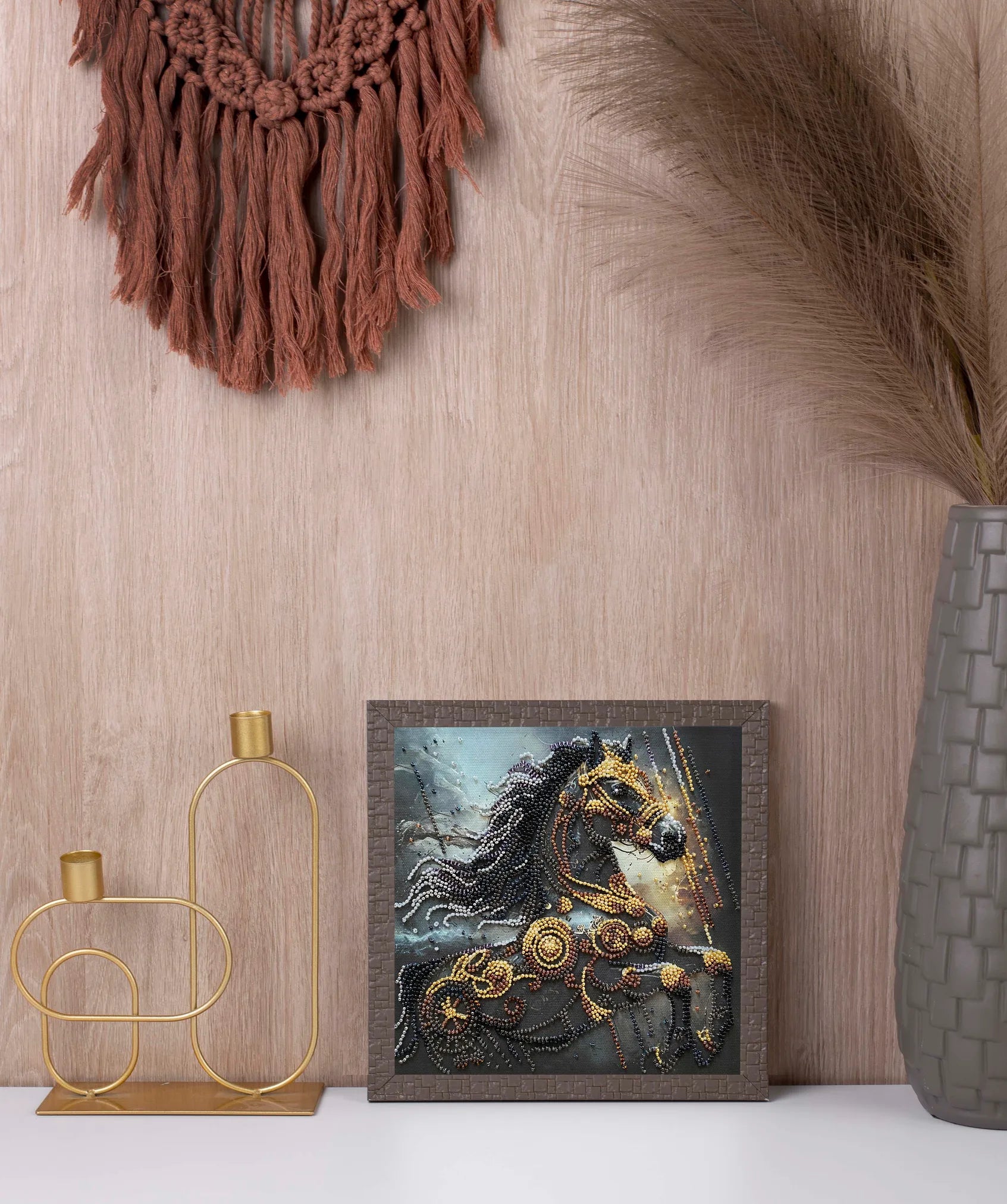 Bead Embroidery Kit Mid-sized bead embroidery kit Thunder of Darkness