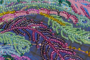 Bead Embroidery Kit Main Bead Embroidery Kit Feather Sunbird