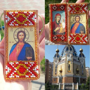 Talisman Bead Embroidery Kit Talisman bead embroidery kits Our Lady Prayer for kids