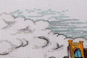 Cross Stitch Kit Cross-stitch kits Colored town-2