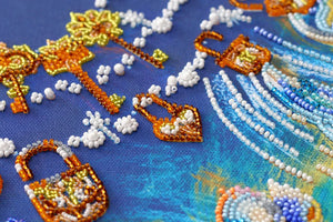 Bead Embroidery Kit Main Bead Embroidery Kit Bluebird of happiness