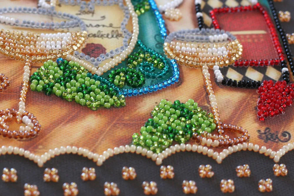 Bead Embroidery Kit Mid-sized bead embroidery kit Friday