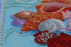 Bead Embroidery Kit Main Bead Embroidery Kit Azure coast