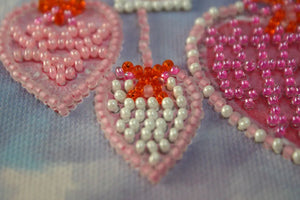 Pennant Bead Embroidery Kit Pennant-kit Bead Embroidery Pendents