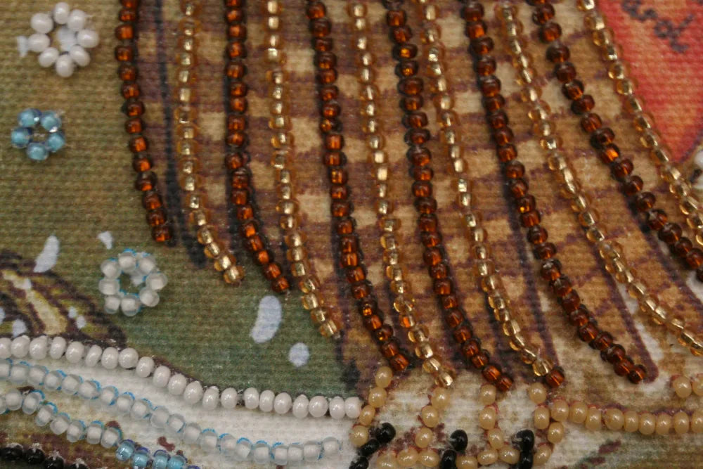 Bead Embroidery Kit Mini Bead embroidery kit Owl