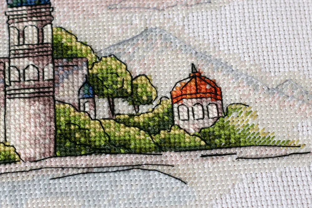 Cross Stitch Kit Cross-stitch kits Colorful domes