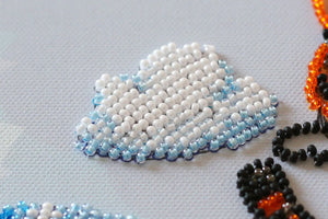 Bead Embroidery Kit Mid-sized bead embroidery kit With the wind!