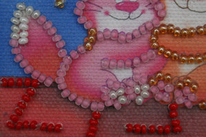 Magnets Bead Embroidery Kit Magnets Bead embroidery kit Roof love