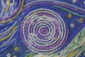 Bead Embroidery Kit Main Bead Embroidery Kit Starlight night