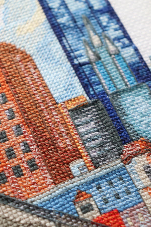 Cross Stitch Kit Cross-stitch kits Big city life (Landscape)