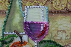 Bead Embroidery Kit Mini Bead embroidery kit Grapes and vine