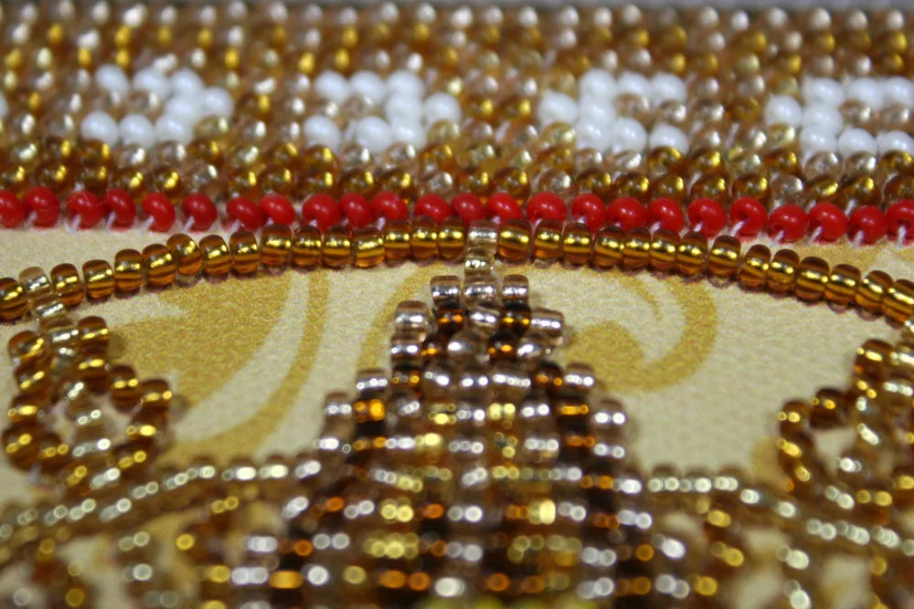Bead Embroidery Kit Main Bead Embroidery Kit Icon of the Mother of God of «Tenderness»