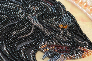Bead Embroidery Kit Main Bead Embroidery Kit Black Diamond