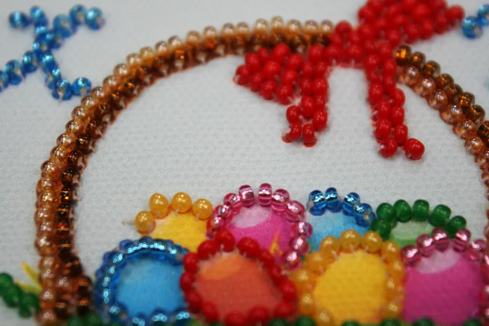 Magnets Bead Embroidery Kit Magnets Bead embroidery kit Easter basket – 2