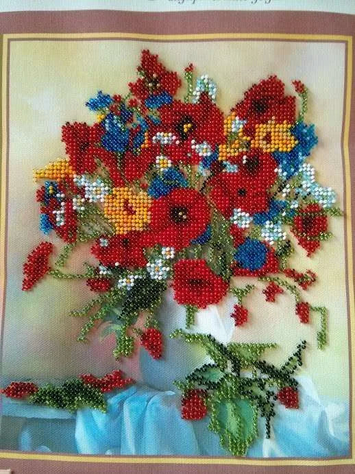Bead Embroidery Kit Main Bead Embroidery Kit Summer imagination