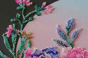 Bead Embroidery Kit Main Bead Embroidery Kit Moon flowers