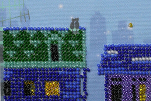 Bead Embroidery Kit Mini Bead embroidery kit The night city