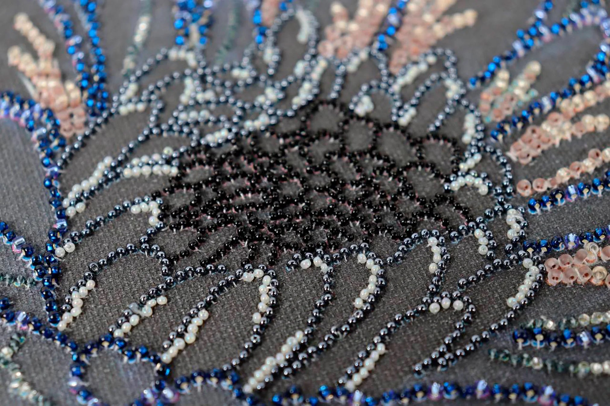 Bead Embroidery Kit Main Bead Embroidery Kit Blooming in the dark