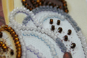 Magnets Bead Embroidery Kit Magnets Bead embroidery kit Latte