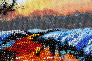 Bead Embroidery Kit Mid-sized bead embroidery kit Dawn of the evening