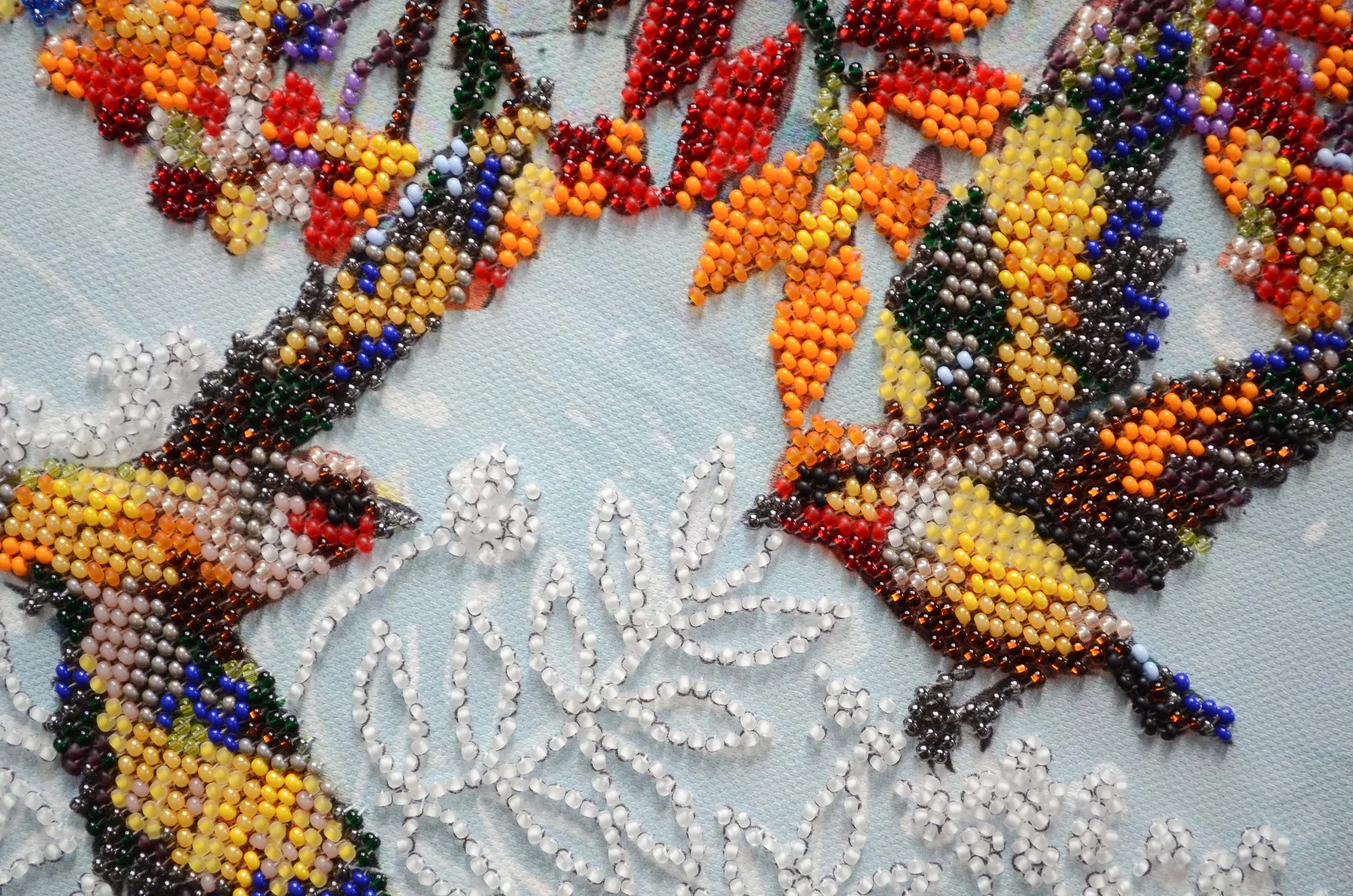 Bead Embroidery Kit Main Bead Embroidery Kit Under the viburnum