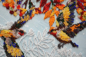 Bead Embroidery Kit Main Bead Embroidery Kit Under the viburnum