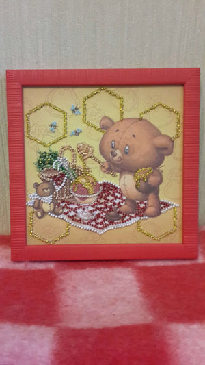 Bead Embroidery Kit Mini Bead embroidery kit Sweet tooth