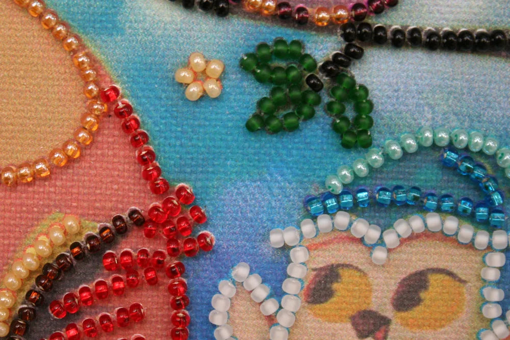 Bead Embroidery Kit Mini Bead embroidery kit Little whyer