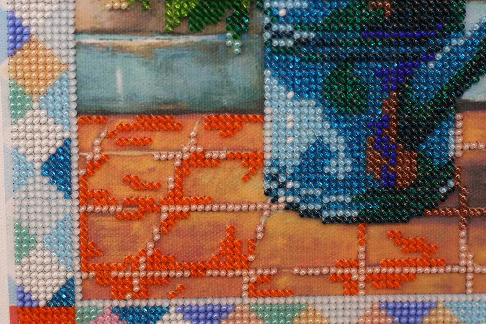 Bead Embroidery Kit Main bead embroidery kits Hydrangea meets