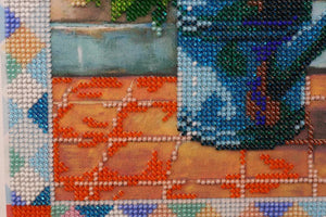 Bead Embroidery Kit Main bead embroidery kits Hydrangea meets