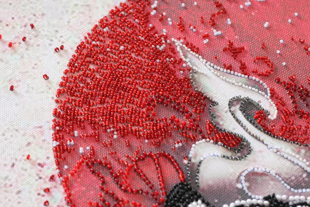 Bead Embroidery Kit Main Bead Embroidery Kit Bai-hu (White tiger)