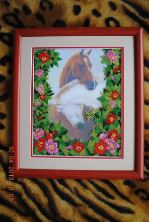 Bead Embroidery Kit Love