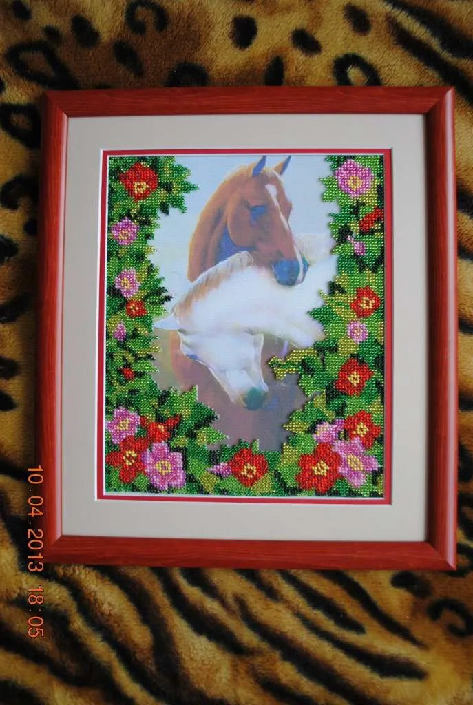 Bead Embroidery Kit Love