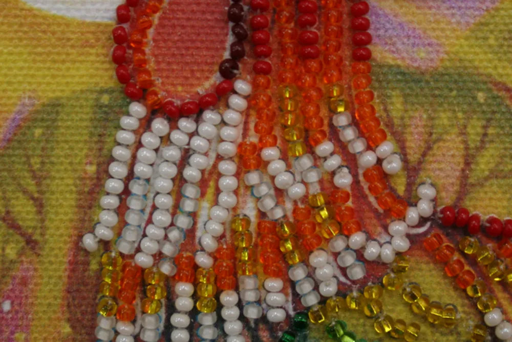 Bead Embroidery Kit Mini Bead embroidery kit Cockerel