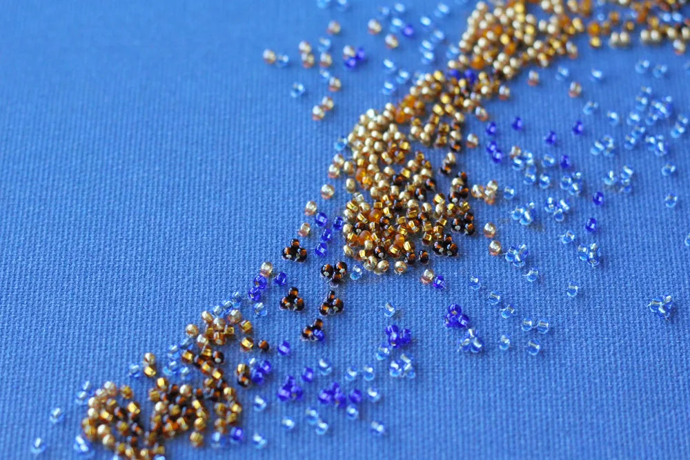 Bead Embroidery Kit Main Bead Embroidery Kit The Golden