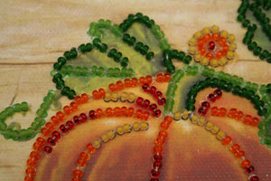 Bead Embroidery Kit Mini Bead embroidery kit Autumn queen