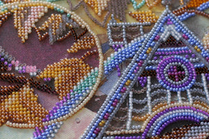 Bead Embroidery Kit Main Bead Embroidery Kit Bird's town
