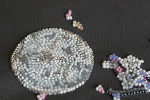 Bead Embroidery Kit Main Bead Embroidery Kit Night sakura