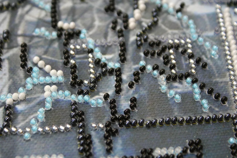 Bead Embroidery Kit Main Bead Embroidery Kit Frosty sunrise