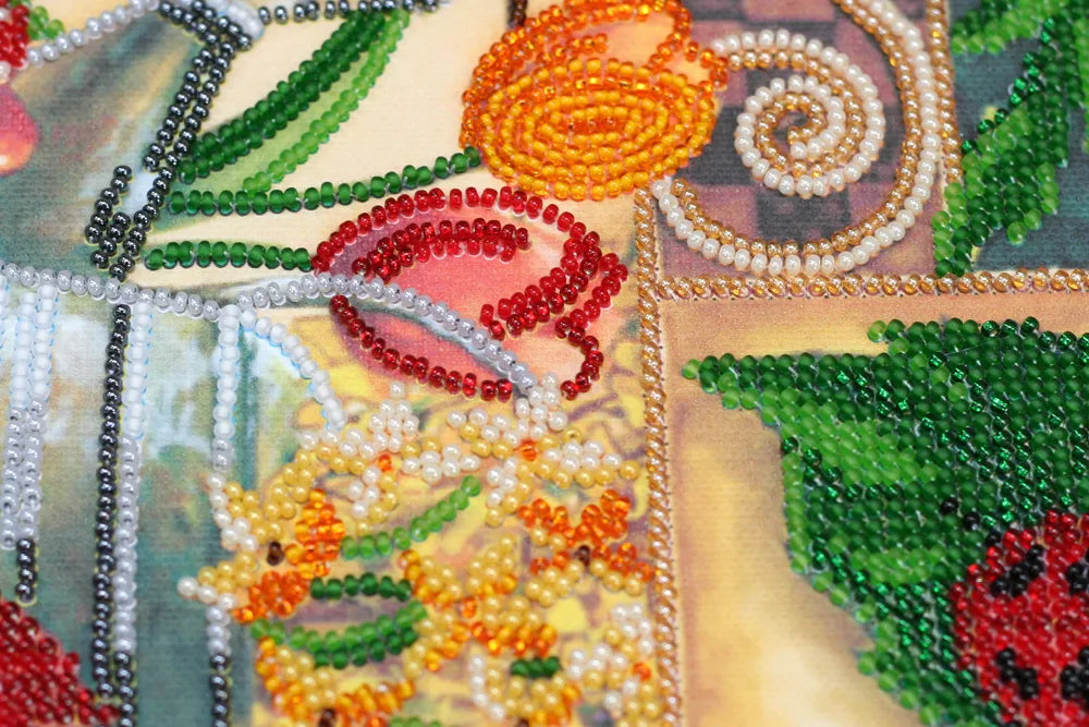 Bead Embroidery Kit Main Bead Embroidery Kit Spring treasures