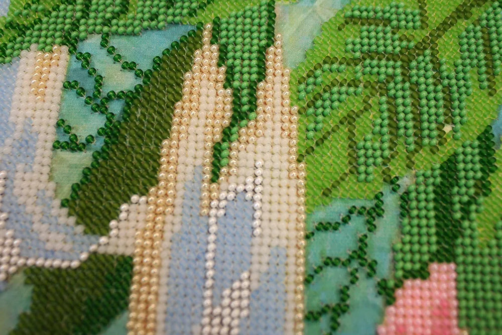 Bead Embroidery Kit Main Bead Embroidery Kit Angel's Trumpet
