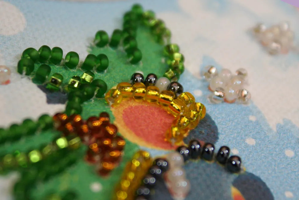 Magnets Bead Embroidery Kit Magnets Bead embroidery kit On the twig – 1