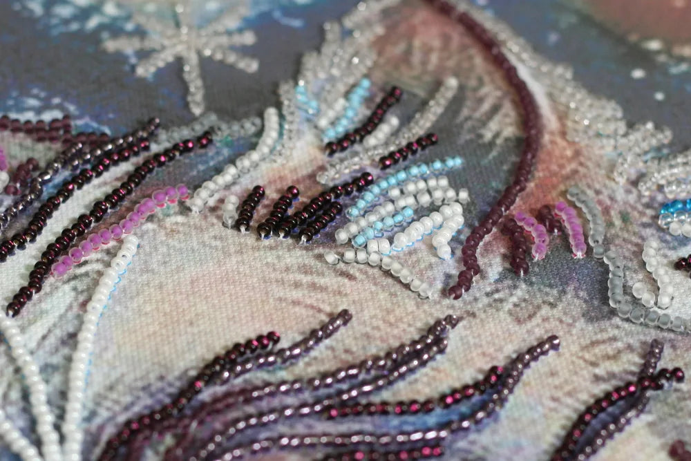 Bead Embroidery Kit Main Bead Embroidery Kit Purring