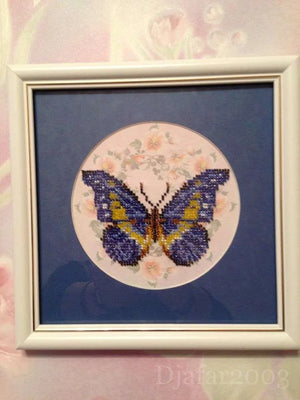 Bead Embroidery Kit Mini Bead embroidery kit Butterfly