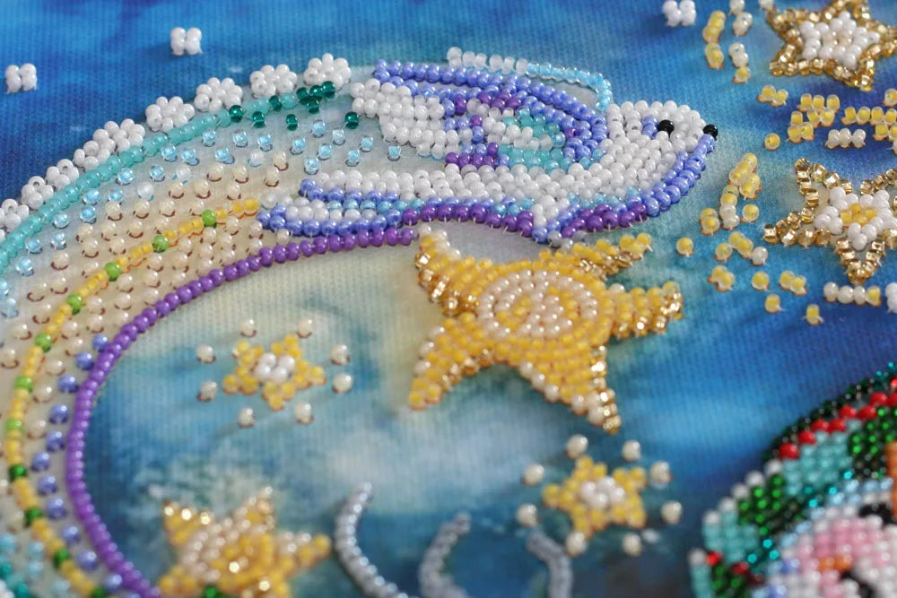 Bead Embroidery Kit Main Bead Embroidery Kit New year‘s night
