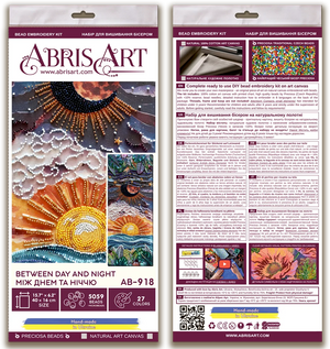 Bead Embroidery Kit Main Bead Embroidery Kit Between day and night