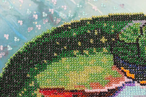Bead Embroidery Kit Main Bead Embroidery Kit On the hook