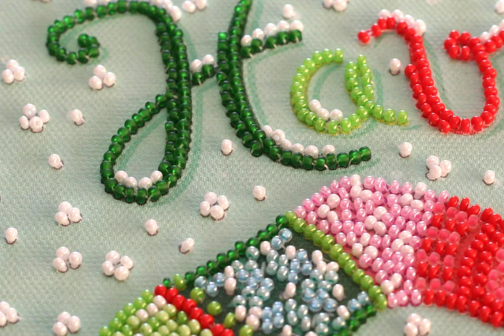 Bead Embroidery Kit Mid-sized bead embroidery kit Have a lovely holidays